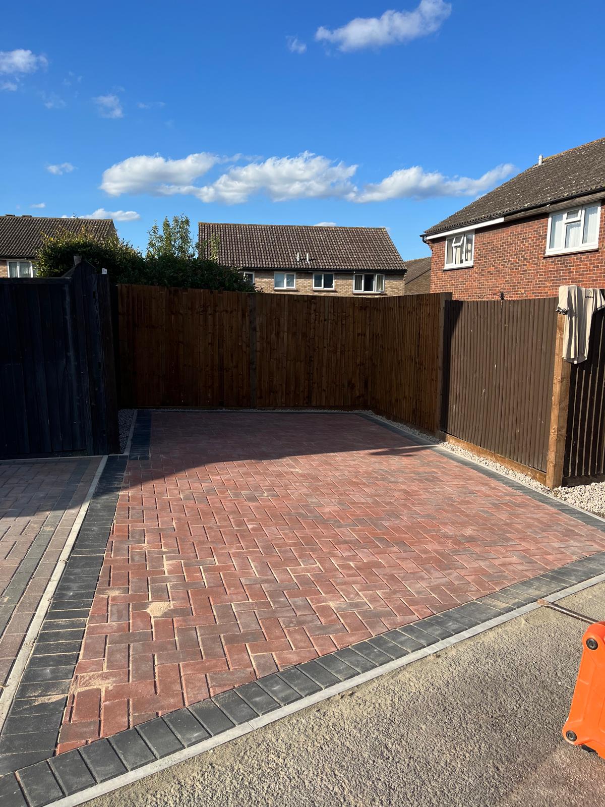 Herringbone Pattern Driveway