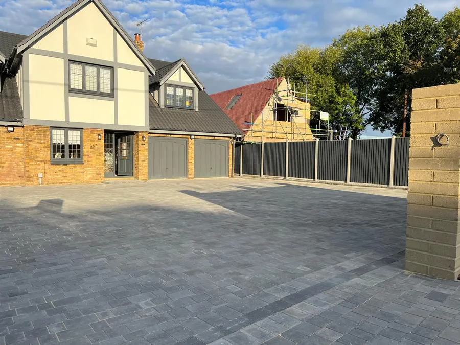 Modern Block Paving Driveway